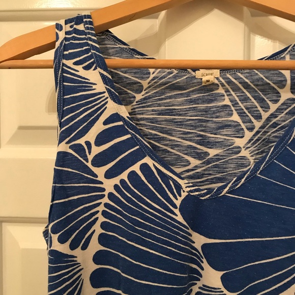 J. Crew Tops - J Crew print tank top